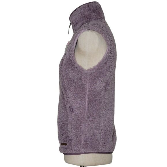 Free Country Fleece Plush Vest High Pile Dusty Woodrose Pockets Buttery Soft - Picture 2 of 9